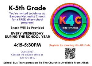 Final Kids for Christ Individual Flyer